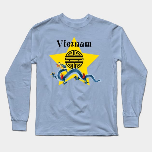 Vietnam Long Sleeve T-Shirt by Papilio Art